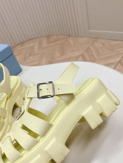 Pra Rubber Monolith Sandals 55 Vanilla