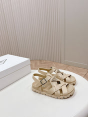 Pra Interwoven Straps Sandals 30 Beige