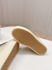 PRADA 26S PLATFORM SNEAKERS 50MM IN BEIGE SUEDE