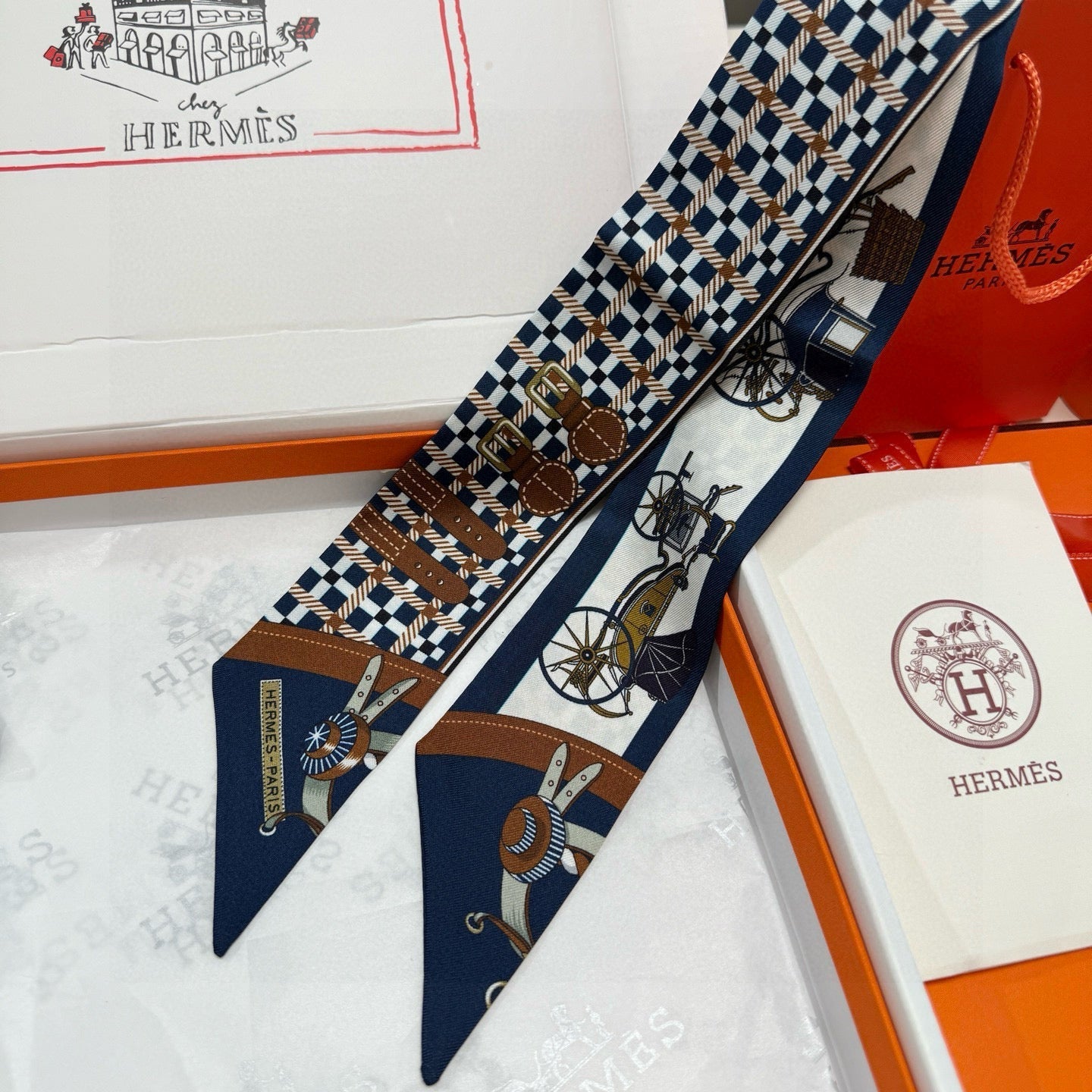 HERMES 25S SCARF 90 IN SILK 854954
