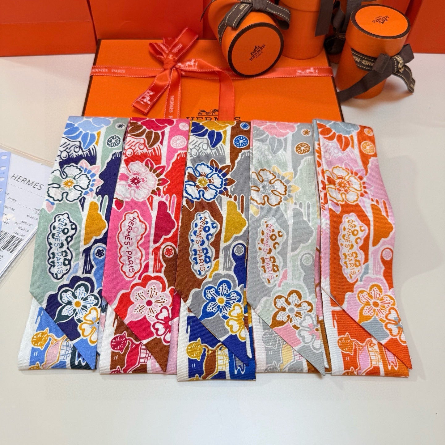 HERMES 25S SCARF 90 IN SILK 854957