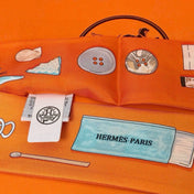 HERMES 25S SCARF TWILLY 86 IN SILK 987336