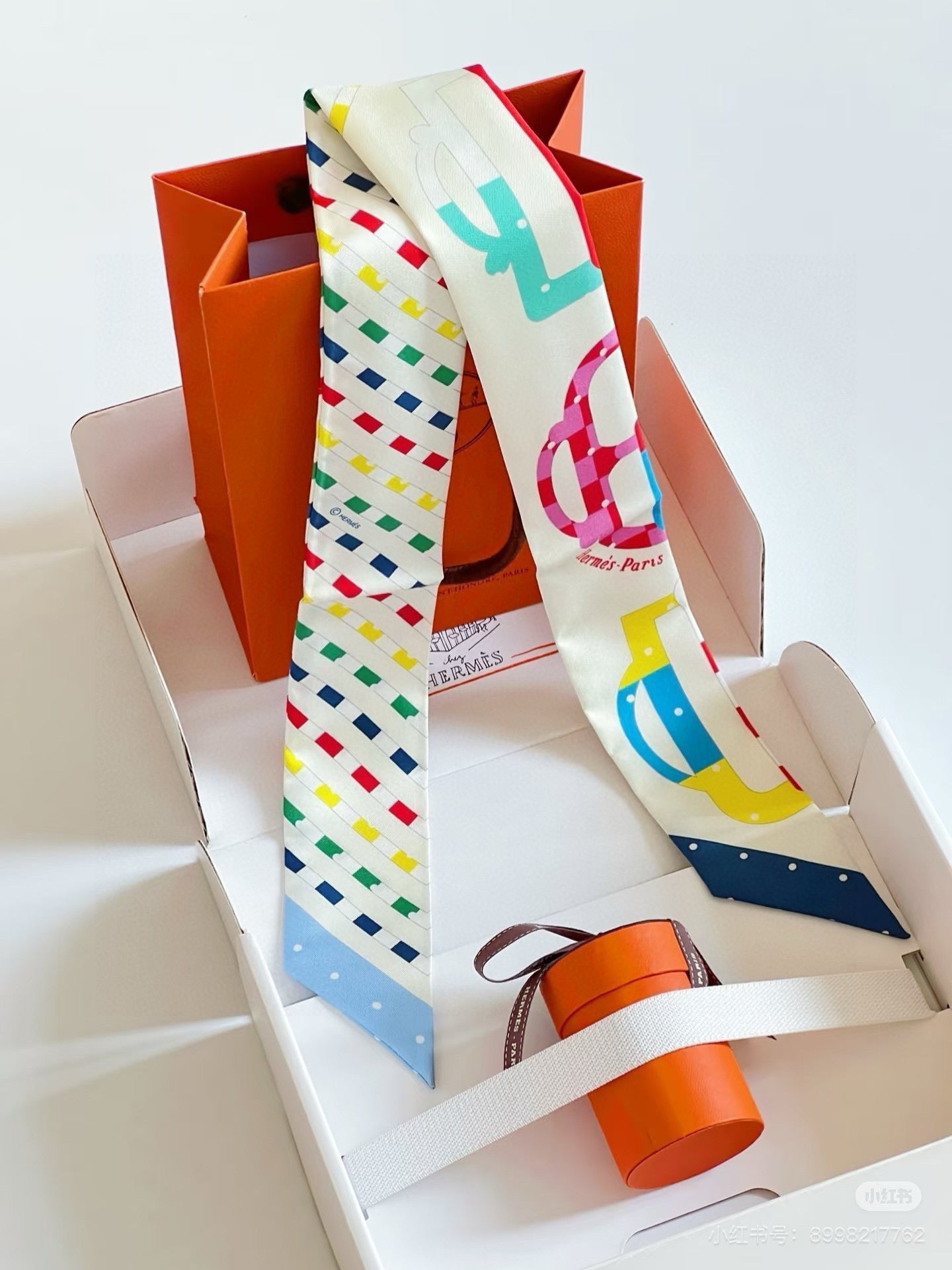 HERMES 25S SCARF TWILLY 86 IN SILK 987340