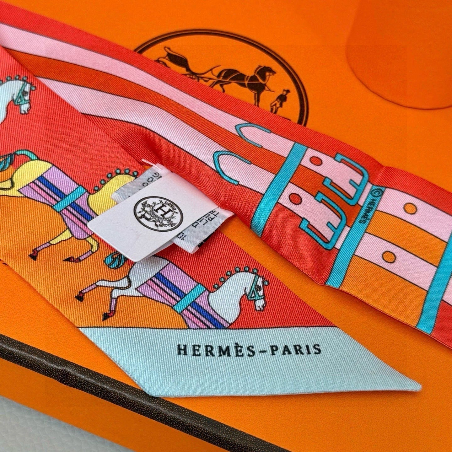HERMES 25S TWILLY 86 IN SILK 989355