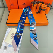 HERMES 25S NECKERCHIEF 86 IN SILK 991544