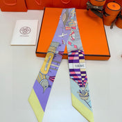 HERMES 25S NECKERCHIEF 86 IN SILK 991549