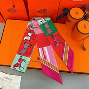 HERMES 25S NECKERCHIEF 86 IN SILK 991551