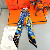 HERMES 25S NECKERCHIEF 86 IN SILK 991554