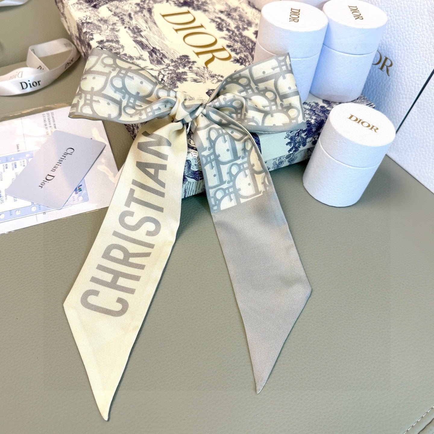 DIOR 26S SCARF 105CM IN SILK 313135