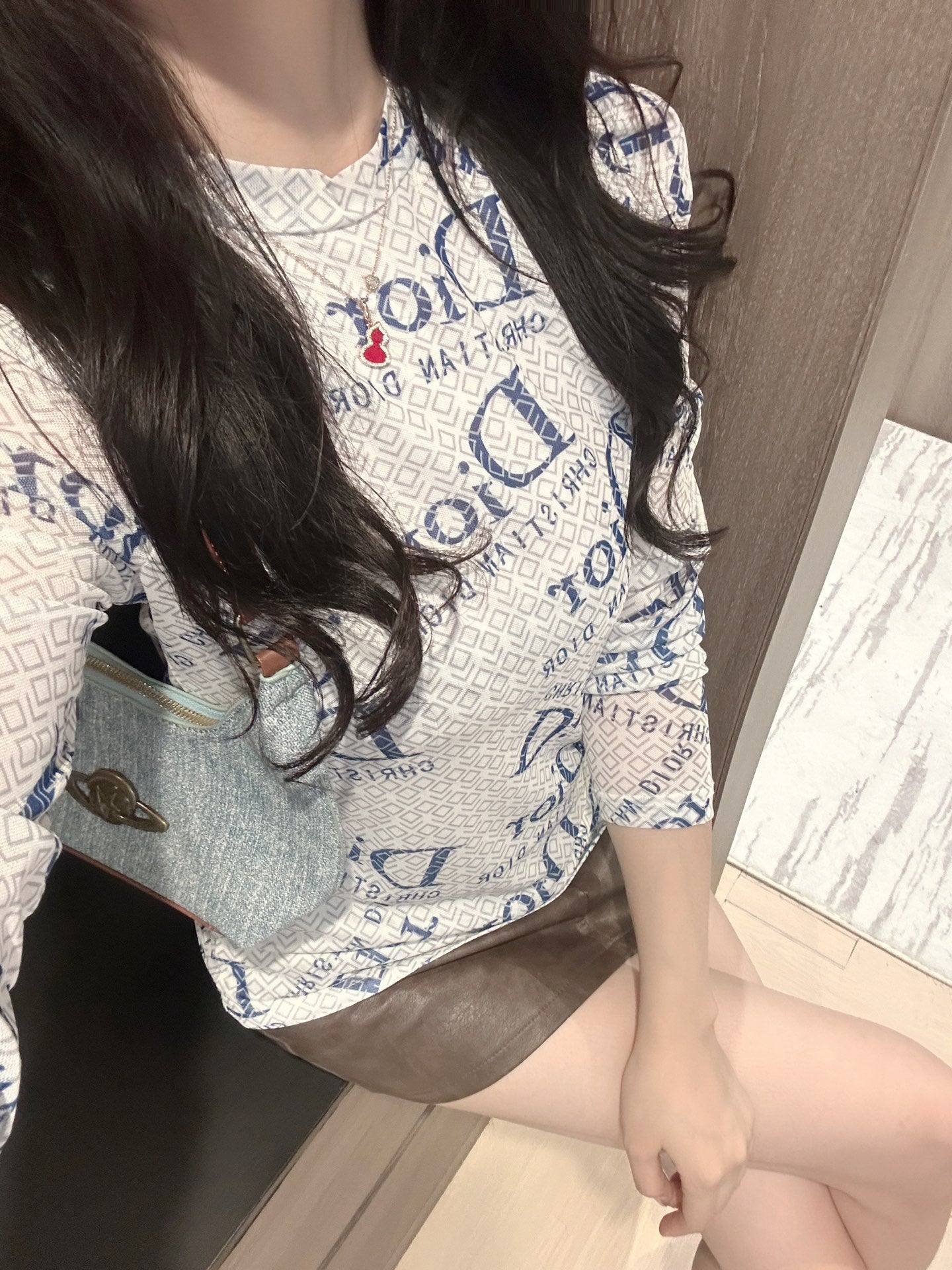 DIOR 25S MESH T-SHIRT STYLE 070