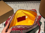 SAINT MARTIN BAG 35 IN BURGUNDY RED GOYARDINE CANVAS AND CALFSKIN