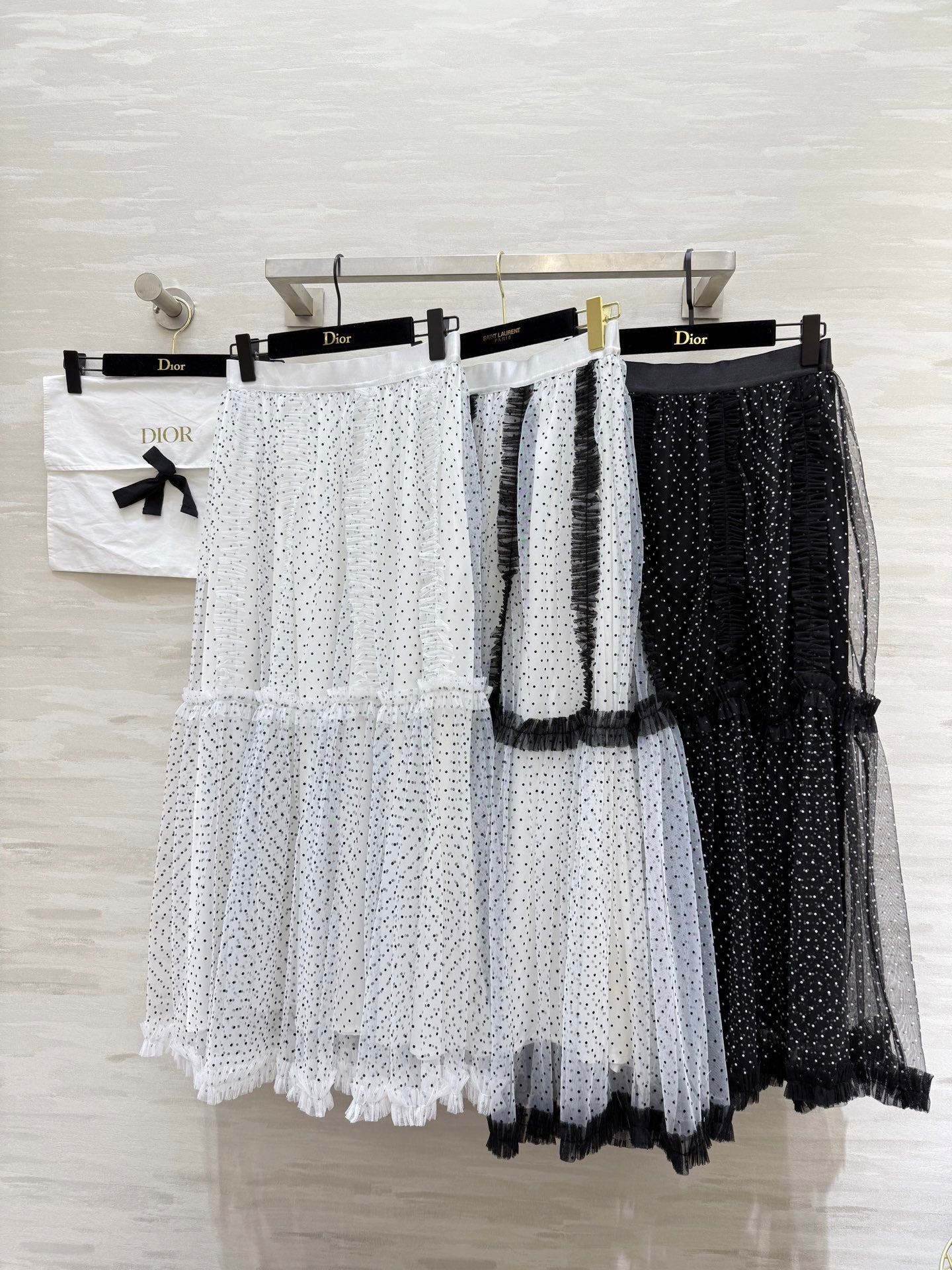 DIOR 25S LONG TULLE SKIRT STYLE 026
