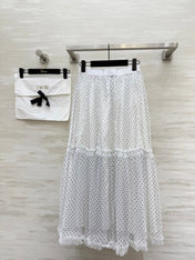 DIOR 25S LONG TULLE SKIRT STYLE 026