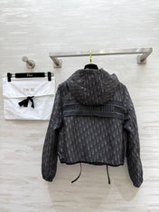 DIOR 25S CROPPED HOODED JACKET STYLE 051