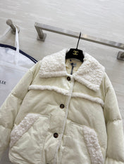 MONCLER 25S VELVET FUR JACKET 306106