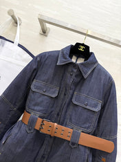 MONCLER 25S DENIM DOWN JACKET 344
