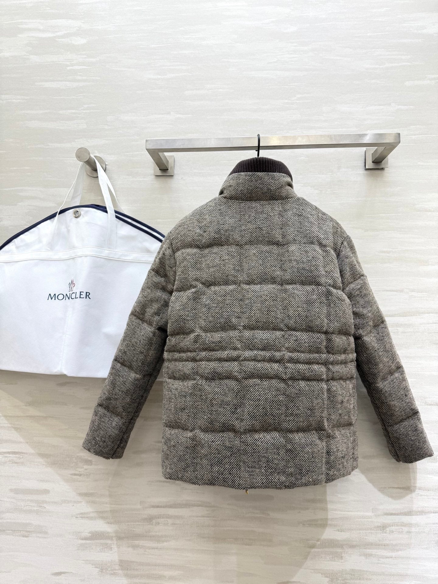 MONCLER 25S TWEED DOWN JACKET 307