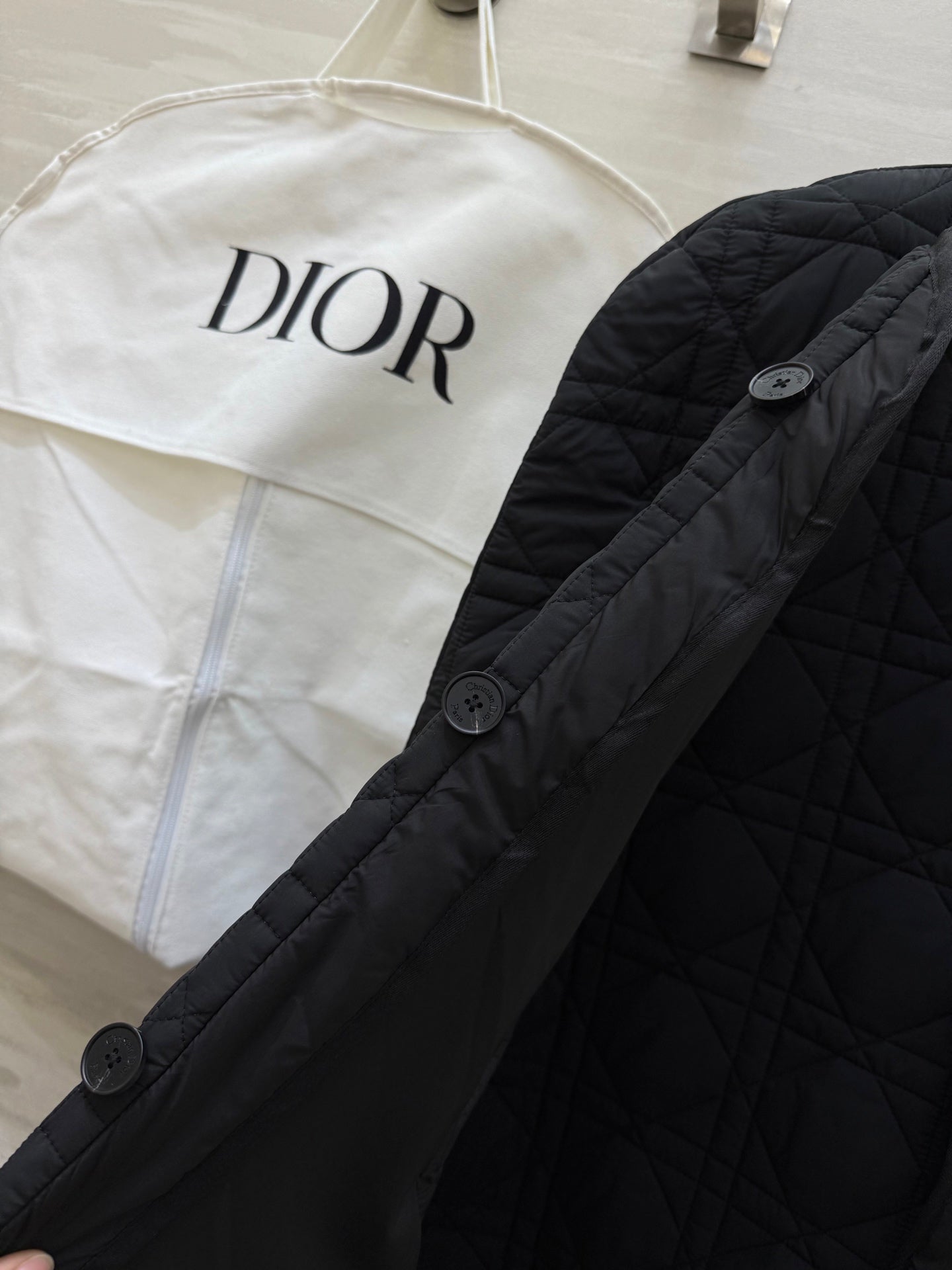 DIOR 25S LONG QUILTED COAT 780