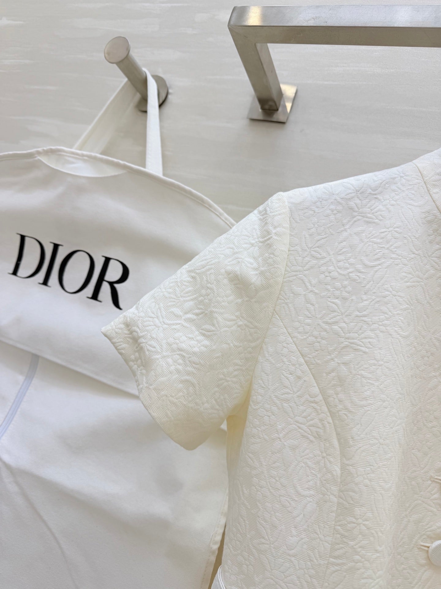 DIOR 26S SHORT-SLEEVE LONG DRESS 1071