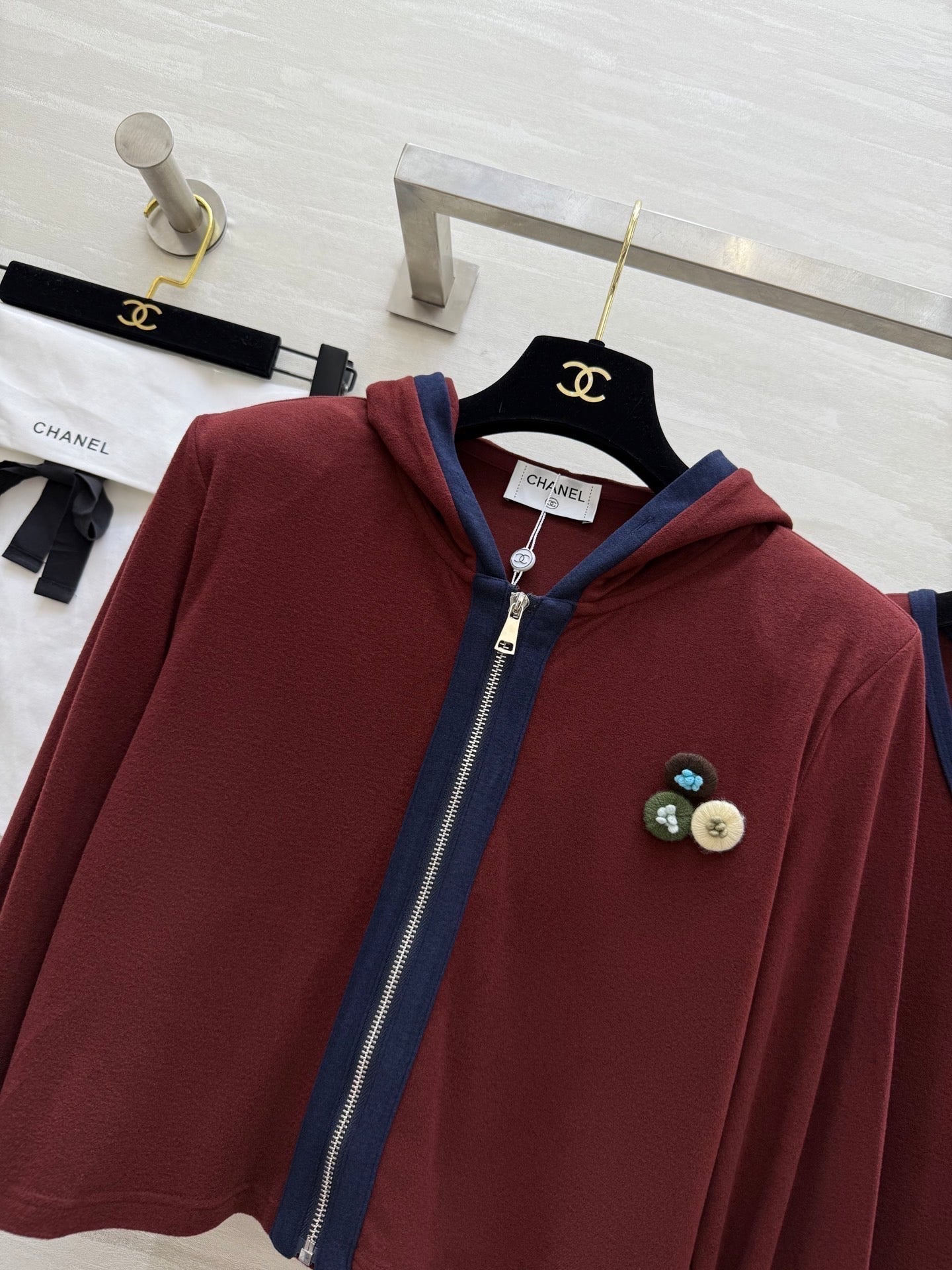 CHANEL 26S JACKET AND SLEEVELESS DRESS SET 962