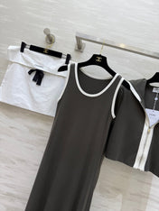 CHANEL 26S JACKET AND SLEEVELESS DRESS SET 960