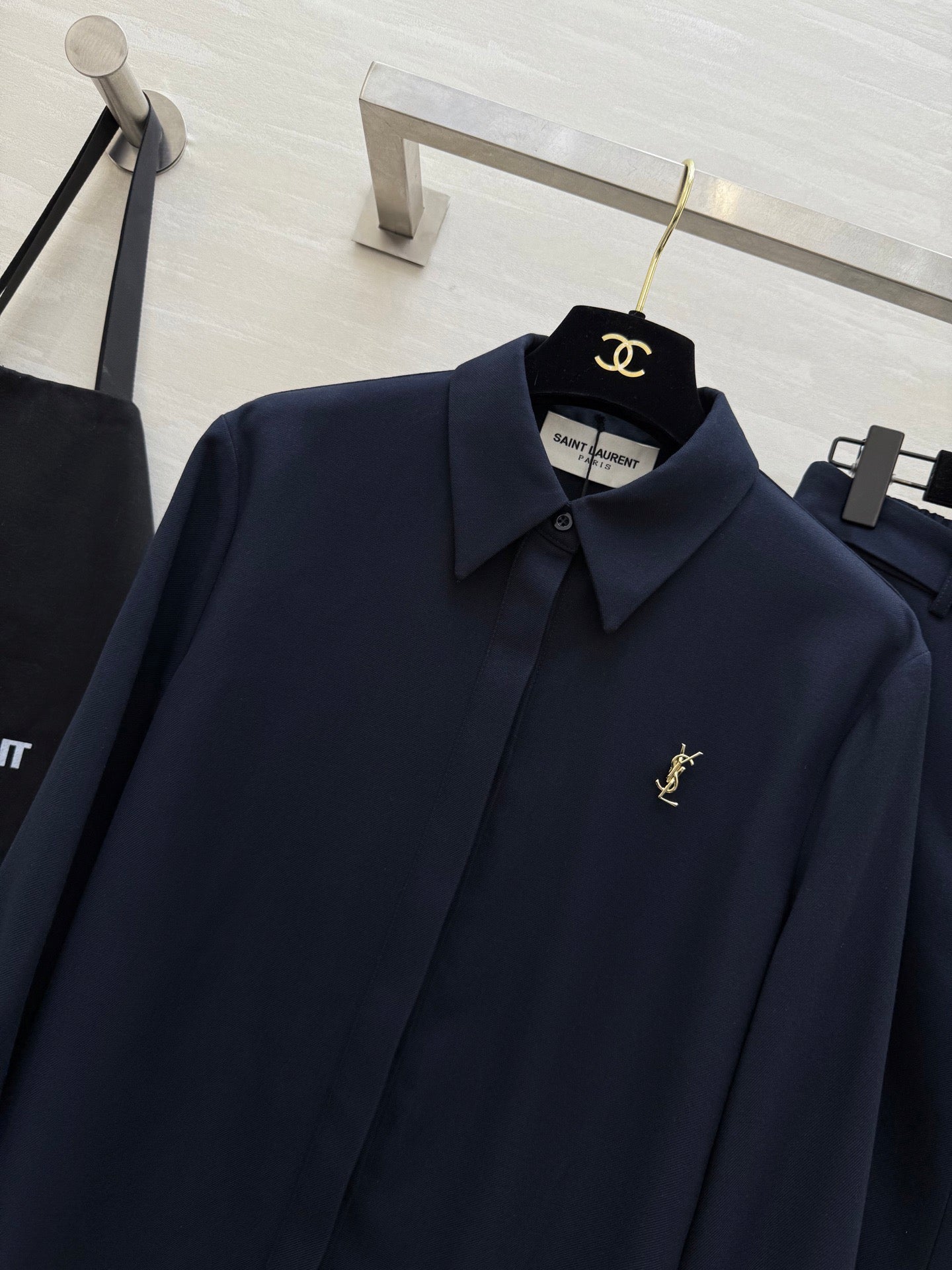YSL 26S SHIRT AND SKIRT SET 353