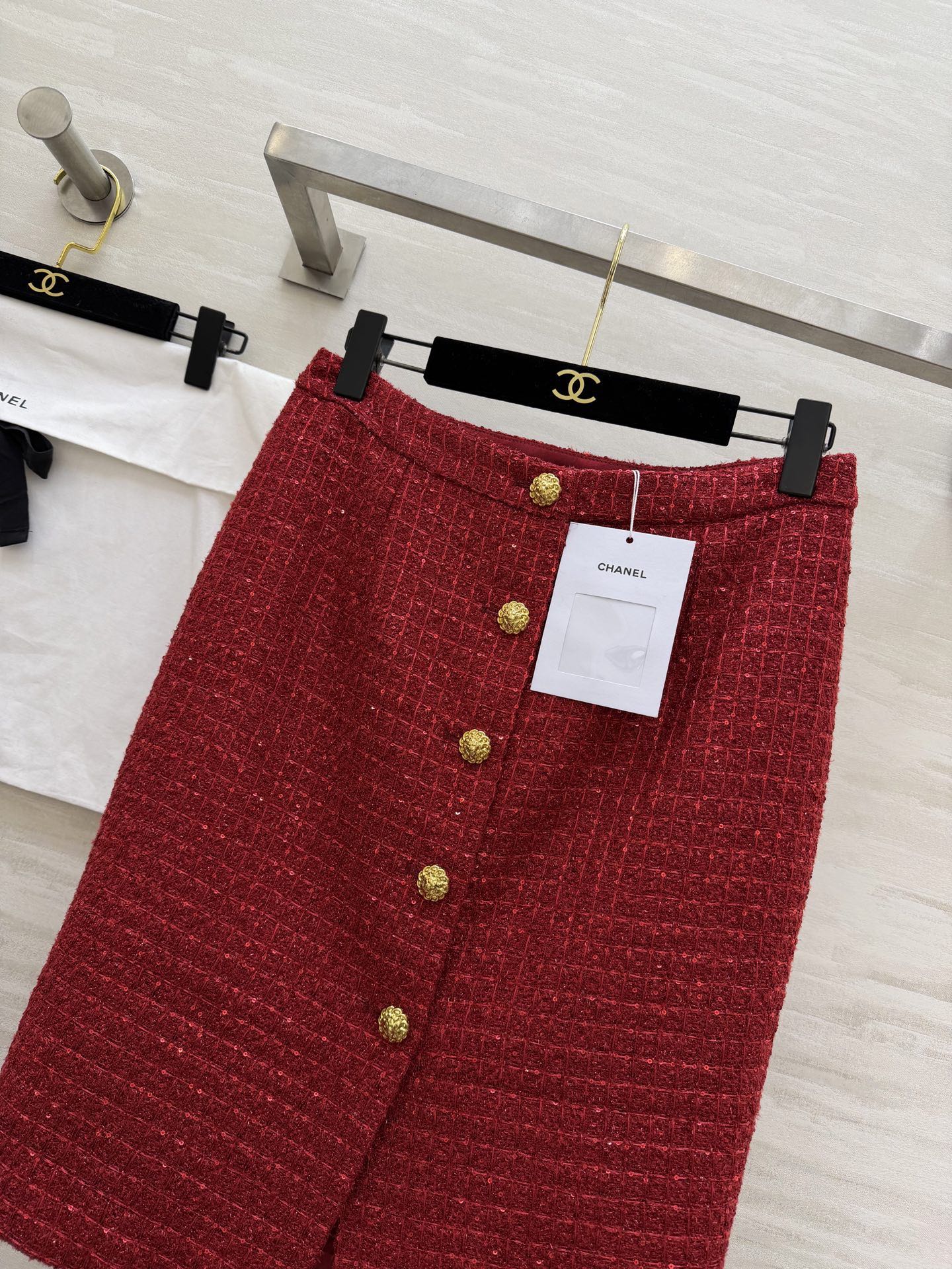 CHANEL 26S WOOL SKIRT 926
