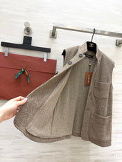LORO PIANA 26S KNIT VEST JACKET 660