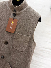 LORO PIANA 26S KNIT VEST JACKET 660
