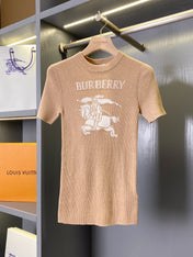 BURBERRY 26S SHORT-SLEEVE SWEATER 393