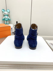 WOMEN'S NEO ANKLE BOOT IN COBALT BLUE SUEDE