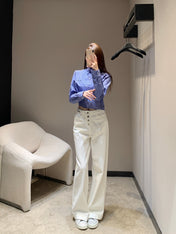 MIUMIU LONG SLEEVE SHIRT STYLE 427