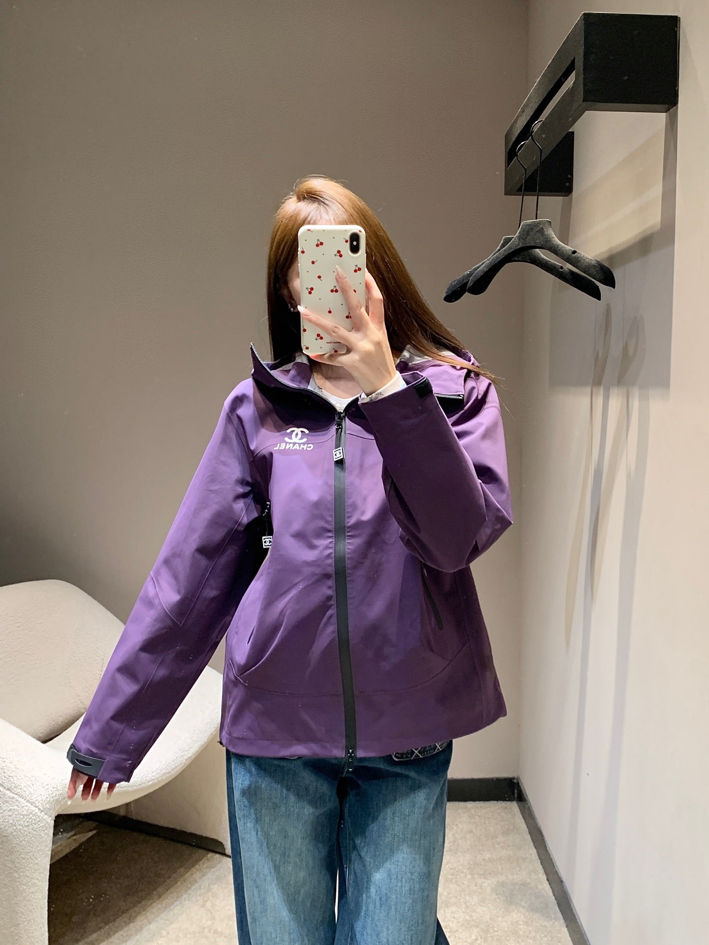 CHANEL 25S HOODED SPORTS JACKET 446