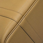 HERMES 25S GARDEN PARTY 30 IN CARAMEL CALFSKIN