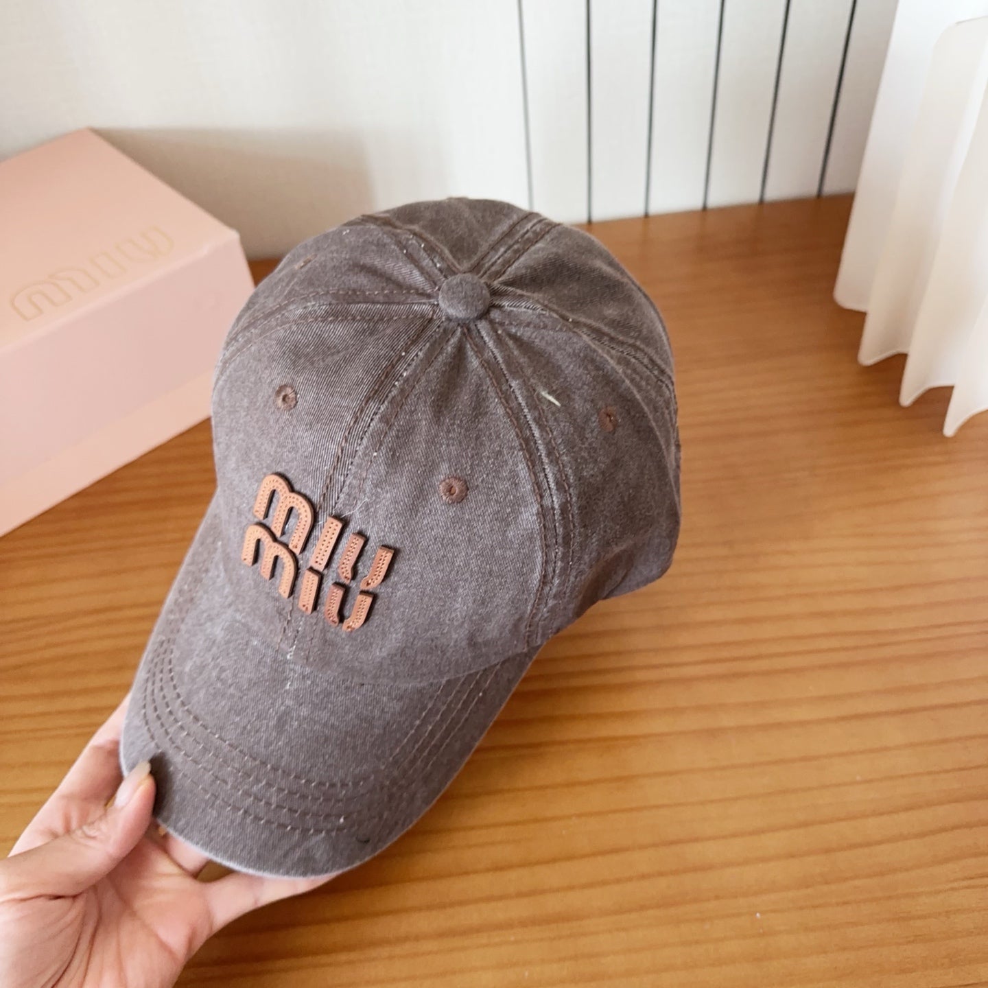 MIUMIU BASEBALL CAP STYLE 49