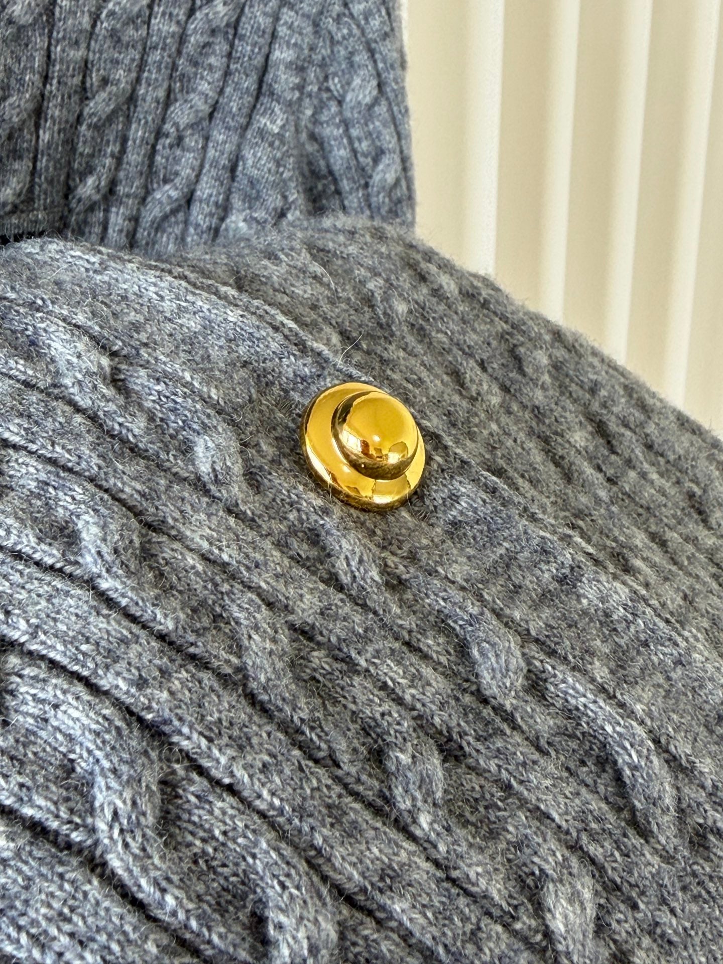 MIUMIU 26S COLLAR KNIT CARDIGAN 1573
