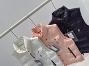 MONCLER 25S DOWN VEST IN WHITE 031