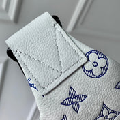 RUSH BUMBAG 30 IN WHITE MONOGRAM SHADOW CALFSKIN
