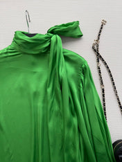 GUCCI 26S SATIN SILK SHIRT 198