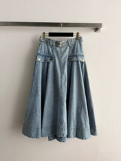 ZIMMERMANN 26S DENIM MIDI SKIRT STYLE 93