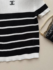 CHANEL 26S SHORT-SLEEVE SWEATER STYLE 1039