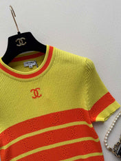 CHANEL 26S SHORT-SLEEVE SWEATER STYLE 1038
