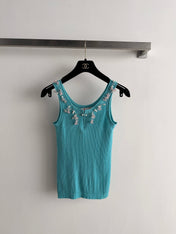 CHANEL 26S KNIT SLEEVELESS TOP STYLE 1187