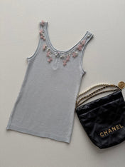 CHANEL 26S KNIT SLEEVELESS TOP STYLE 1185