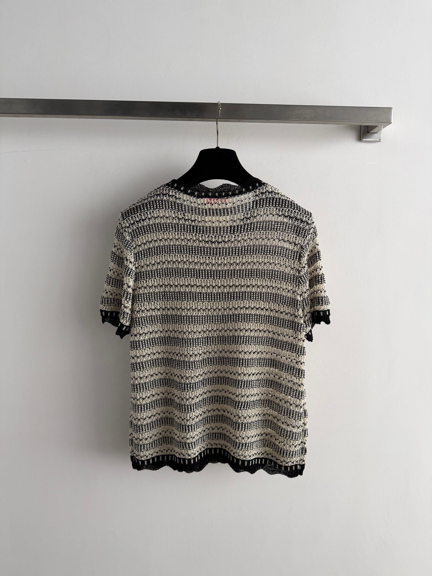 CHANEL 26S SHORT-SLEEVE KNIT TOP STYLE 1154