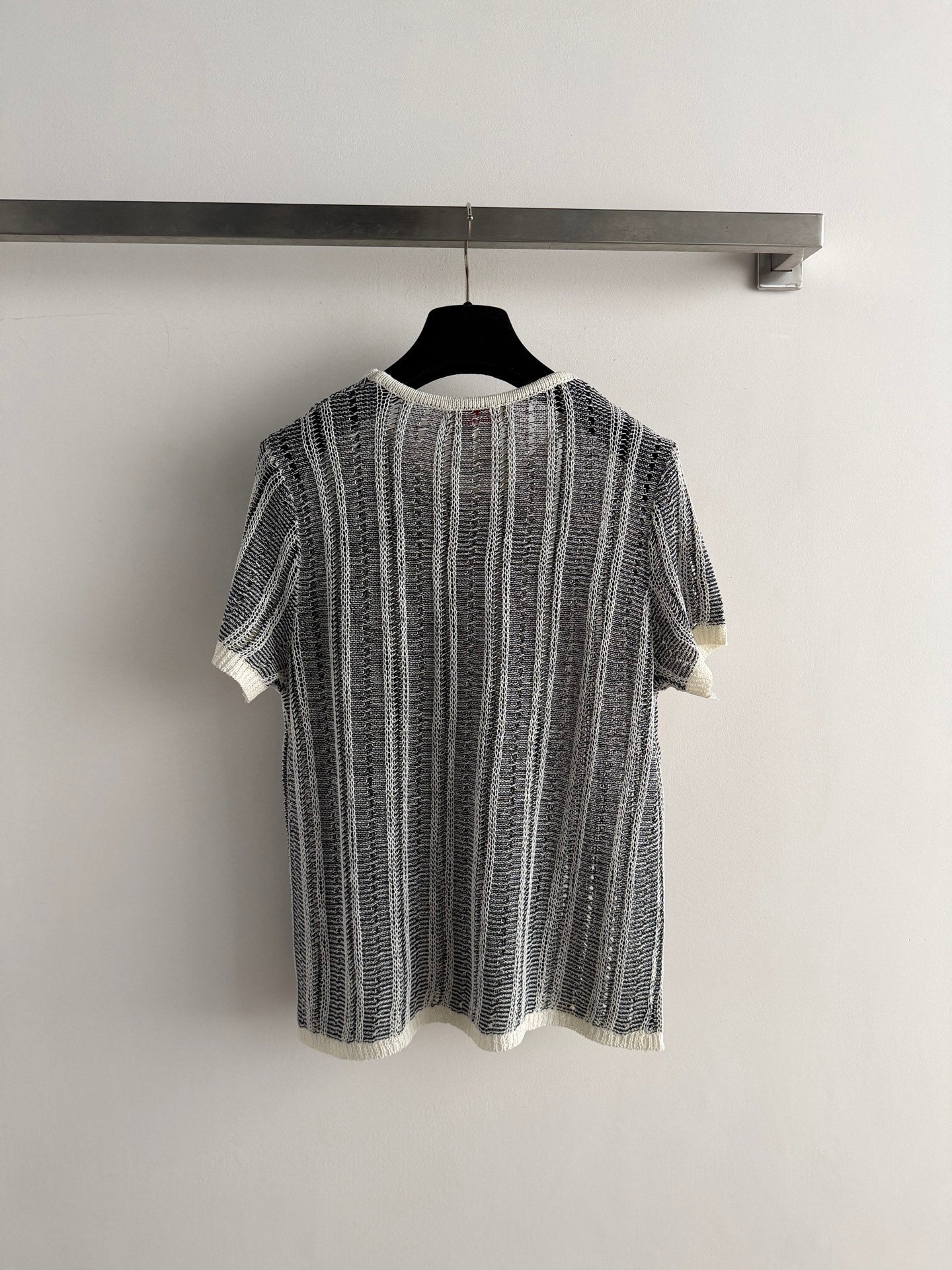 CHANEL 26S SHORT-SLEEVE KNIT TOP STYLE 1153