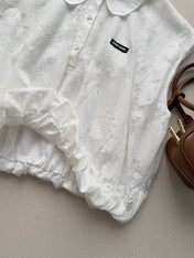 MIUMIU 26S SLEEVELESS POLO TOP 1228