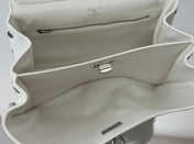 RODEO SMALL BAG 29 IN WHITE SMOOTH CALFSKIN SILVER HARDWARE