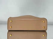 RODEO MEDIUM BAG 35 IN CAMEL BEIGE SMOOTH CALFSKIN GOLD HARDWARE
