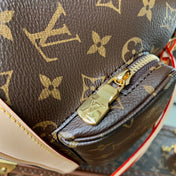 MONTSOURIS BACKPACK PM 30 IN BROWN MONOGRAM CANVAS